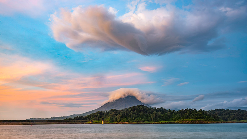 Arenal Volcano, an icon for Costa Rica's nature.